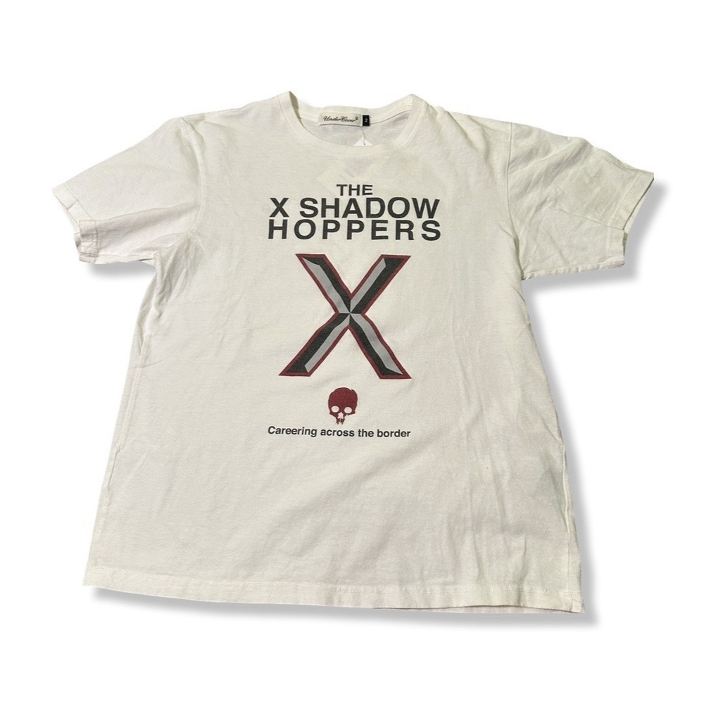 UNDERCOVER The X Shadow Hoppers Skull White Graphic T Shirt size 2 Streetwear